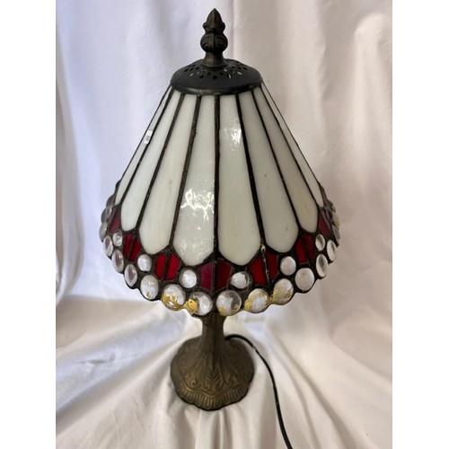 284 - TIFFANY STYLE TABLE LAMP(A/F)