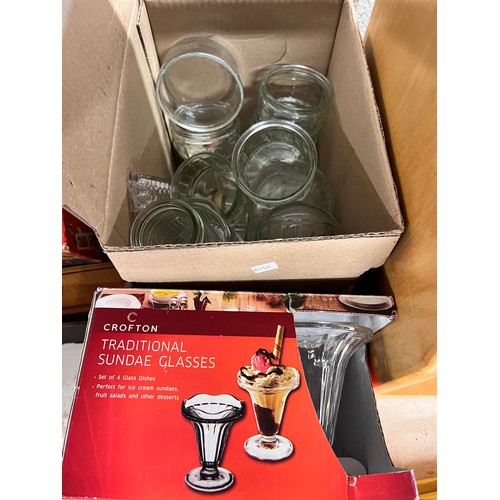 59 - BOX OF RAMEKINS & SUNDAE GLASSES