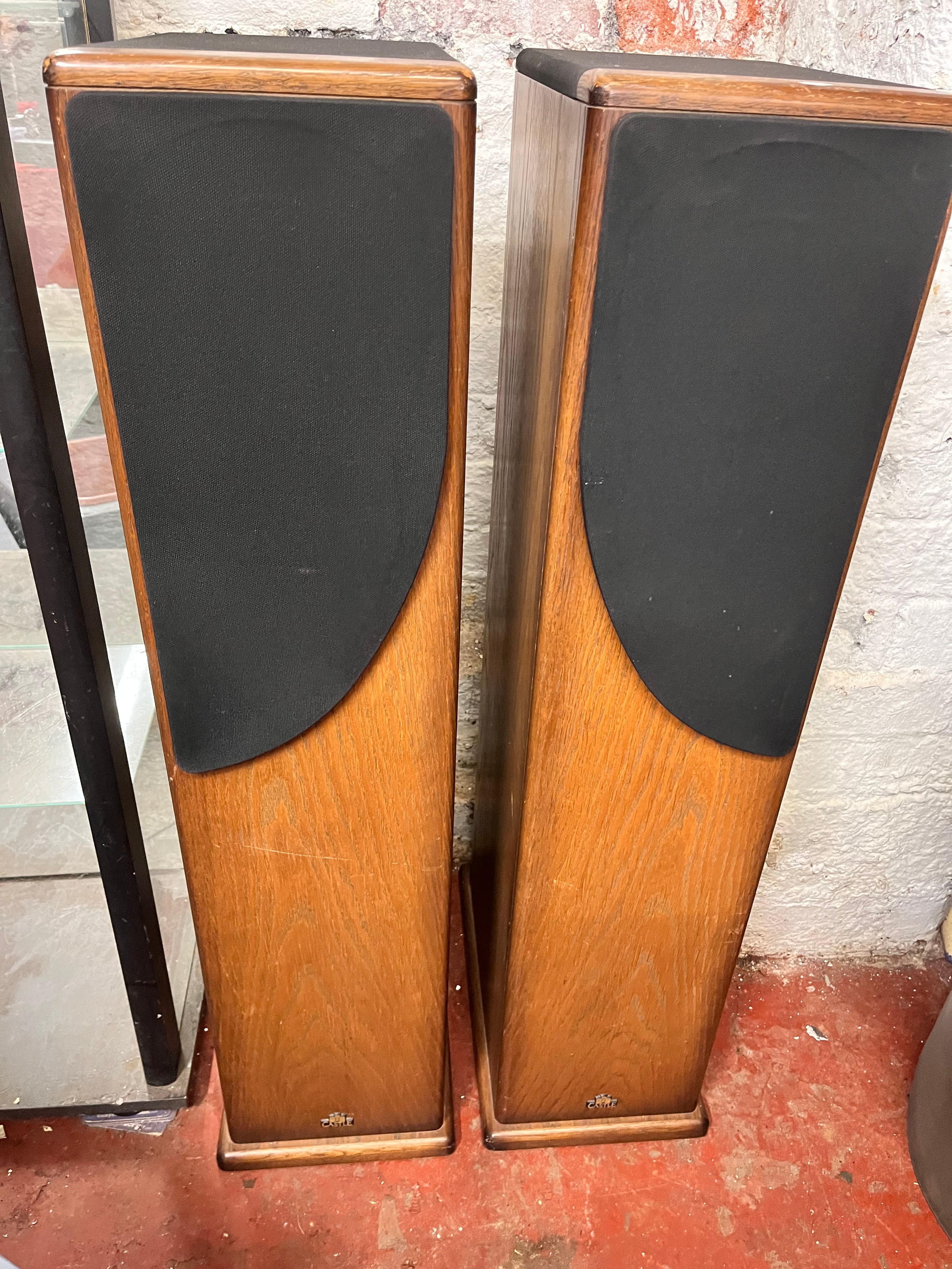 PAIR OF CASTLE HOWARD S2 SPEAKERS(A/F)
