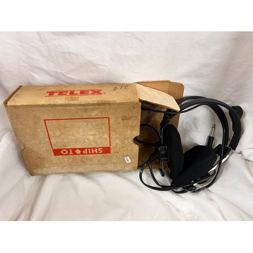 273 - BOXED TELEX HEADPHONES