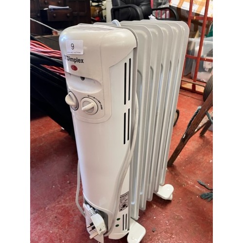 9 - DIMPLEX OIL HEATER(A/F)