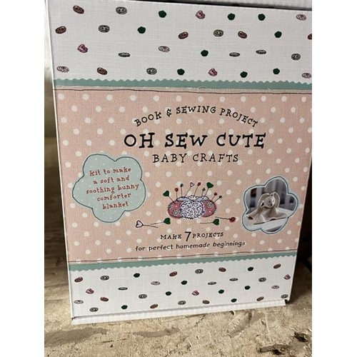 68 - 7 BOXED 'OH SEW CAFE' BABY CRAFT SETS (NEW)