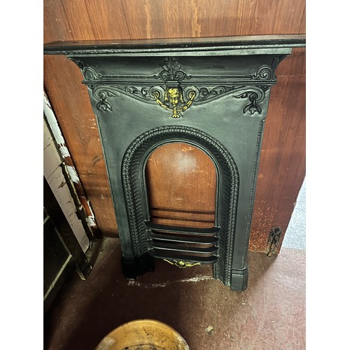 7 - CAST IRON FIRE PLACE