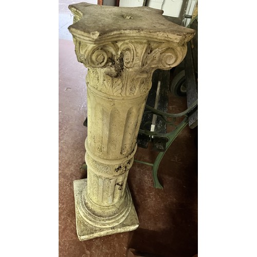 11 - STONEWARE GARDEN COLUMN