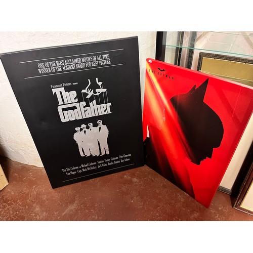 143 - BATMAN & THE GODFATHER CANVAS POSTERS