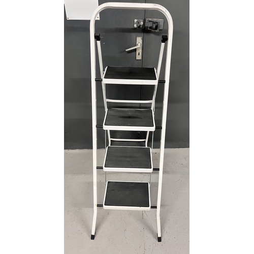 3 - TALL METAL 4-STEP STEP STOOL