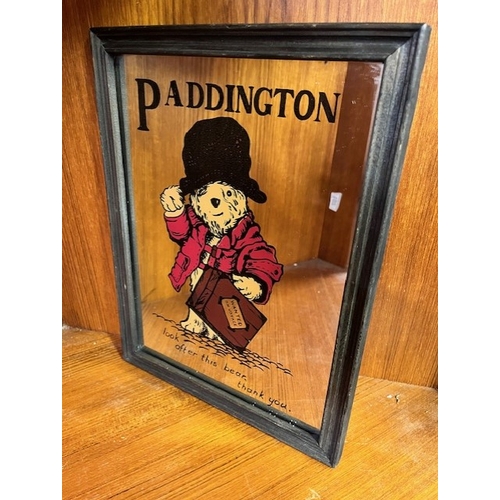 13 - FRAMED 'PADDINGTON BEAR' MIRROR