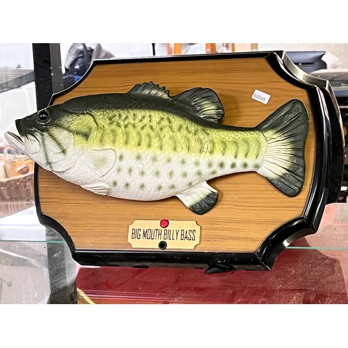 34 - BIG MOUTH BILLY BASS WALL HANGING