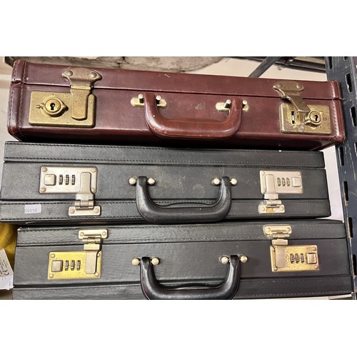 96 - 3 BRIEFCASES