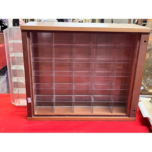 230 - WOODEN DISPLAY CASE