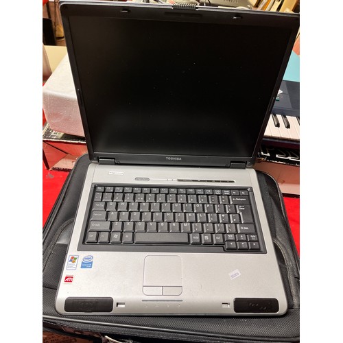 236 - CASED TOSHIBA EQUIUM LAPTOP (A/F)