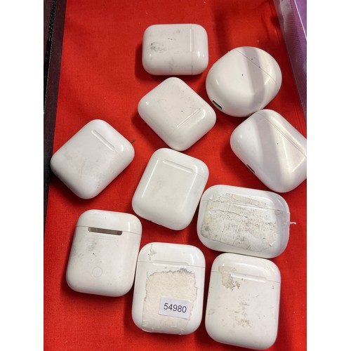 253 - 10 CASED APPLE EARBUDS (A/F)