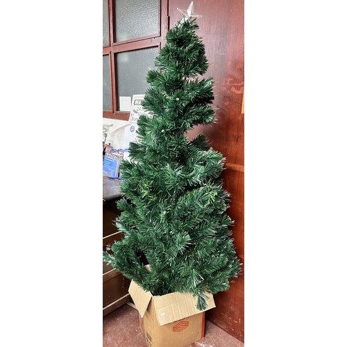 4 - 6ft FIBRE OPTIC CHRISTMAS TREE (W/O)