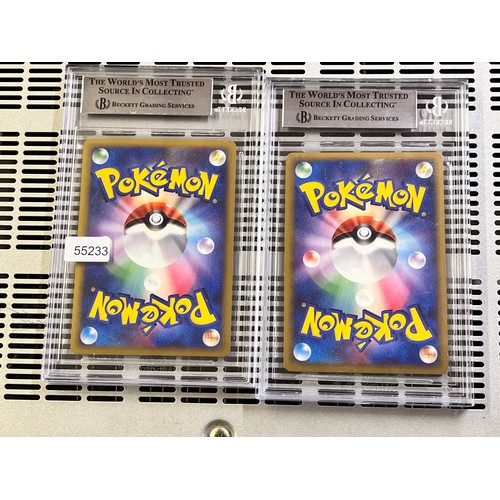 280 - 2 GRADED JAPANESE POKEMON CARDS(RESERVED AT £25)