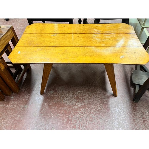 27 - VINTAGE WALNUT COFFEE TABLE