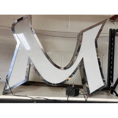 43 - LED METAL SIGN