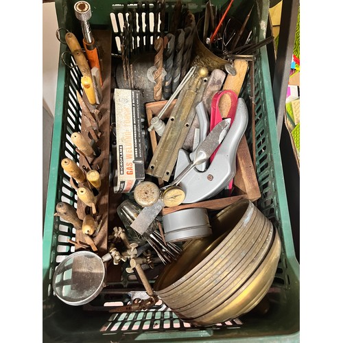 75 - BASKET OF CRAFT TOOLS