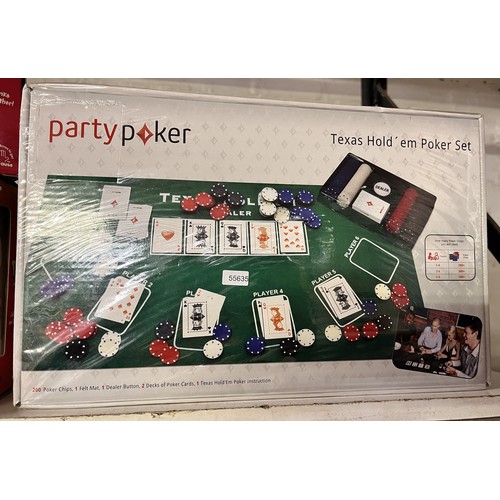 80 - BOXED TEXAS HOLD'EM POKER SET (NEW)