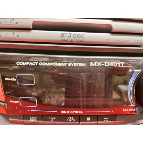 176 - JVC MX-D401T STEREO & SPEAKERS (W/O)