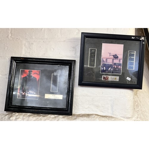 18 - FRAMED Ltd Ed BLADE(124/350) & THE ITALIAN JOB FILM CELLS