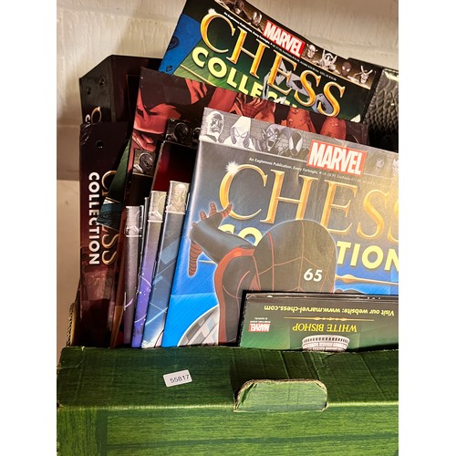 70 - BOX OF MARVEL COLLECTION CHESS MAGAZINES