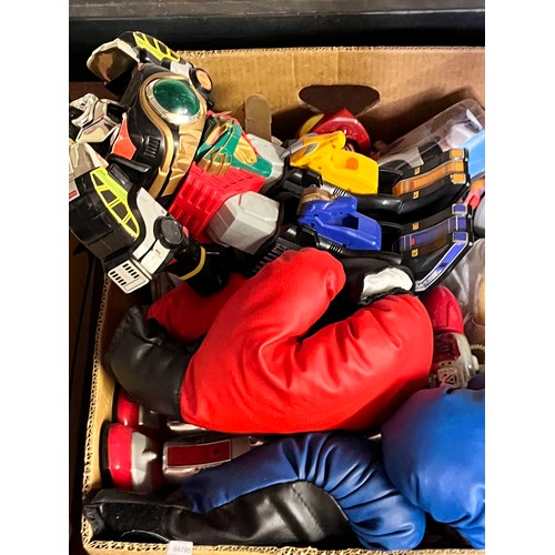 96 - BOX OF MIXED INCL BOXING GLOVES & TOYS