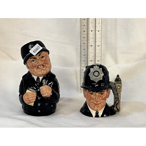 139 - ROYAL DOULTON 'THE LONDON BOBBY' & 'SGT PEELER' CHARACTER JUGS