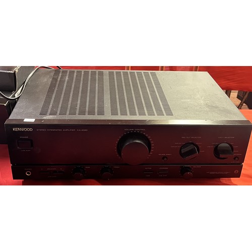 195 - KENWOOD KA-4020 STEREO INTEGRATED AMPLIFIER(A/F)