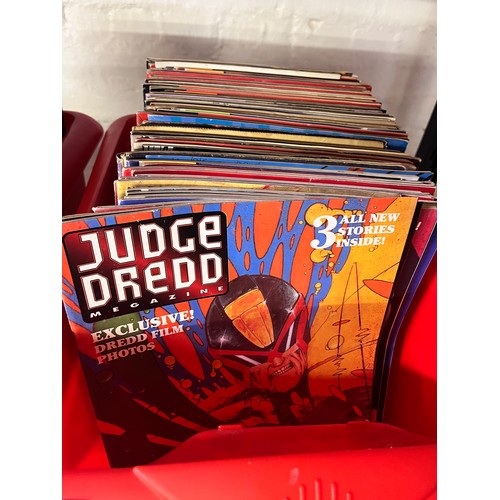 27 - BOX OF JUDGE DREDD MAGAZINES (#88)