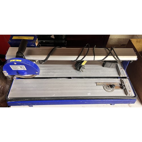 48 - SLIDE TILE CUTTER WITH TROUGH