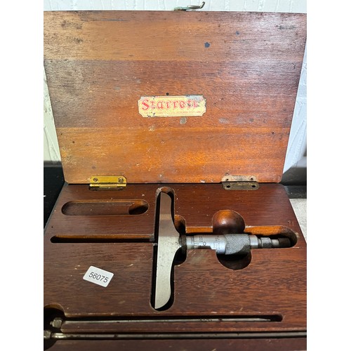 58 - CASED STARRETT DEPT GAUGE