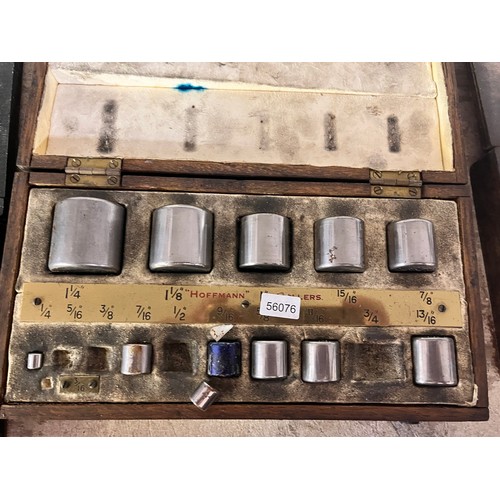 59 - CASED PART 'HOFFMANN' IMPERIAL PRECISION ROLLER SET