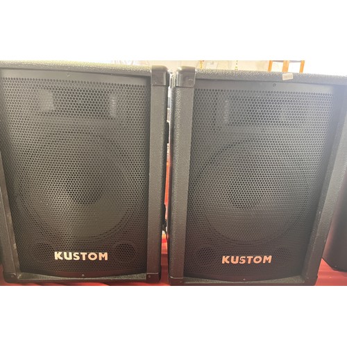 179A - PAIR OF KUSTOM KSC10 SPEAKERS (A/F)