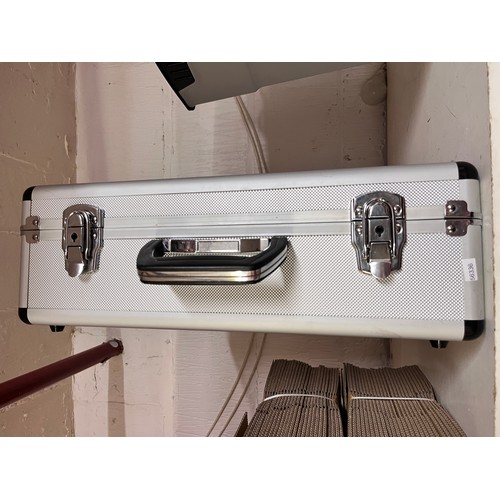 52 - ALUMINIUM CAMERA CASE WITH KEY