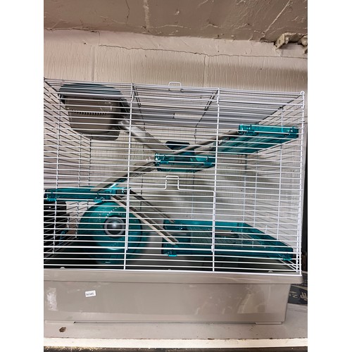 57 - HAMSTER CAGE & ACCESSORIES (COMPLETE)