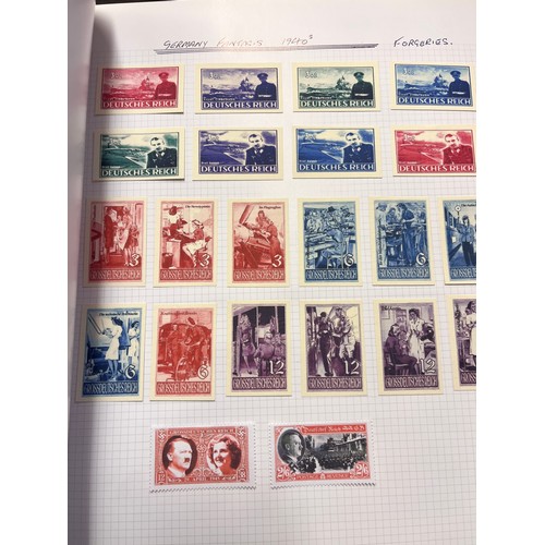 248 - STAMP ALBUM OF GERMAN STAMPS & EPHEMERA