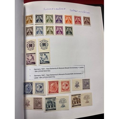 248 - STAMP ALBUM OF GERMAN STAMPS & EPHEMERA