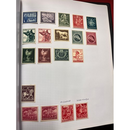 248 - STAMP ALBUM OF GERMAN STAMPS & EPHEMERA