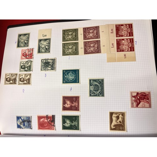 248 - STAMP ALBUM OF GERMAN STAMPS & EPHEMERA