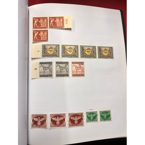 248 - STAMP ALBUM OF GERMAN STAMPS & EPHEMERA