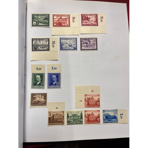 248 - STAMP ALBUM OF GERMAN STAMPS & EPHEMERA