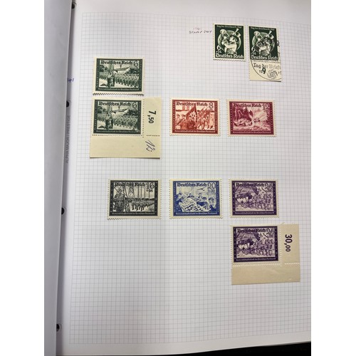 248 - STAMP ALBUM OF GERMAN STAMPS & EPHEMERA