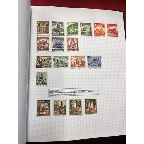 248 - STAMP ALBUM OF GERMAN STAMPS & EPHEMERA