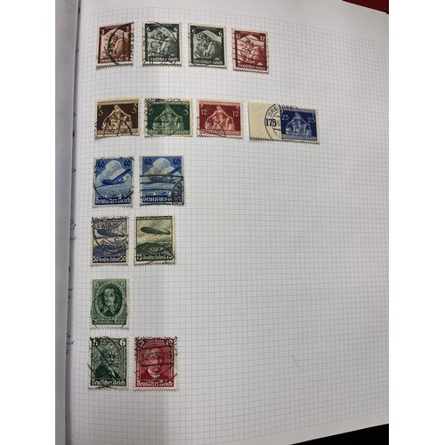 248 - STAMP ALBUM OF GERMAN STAMPS & EPHEMERA