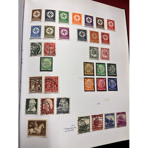 248 - STAMP ALBUM OF GERMAN STAMPS & EPHEMERA