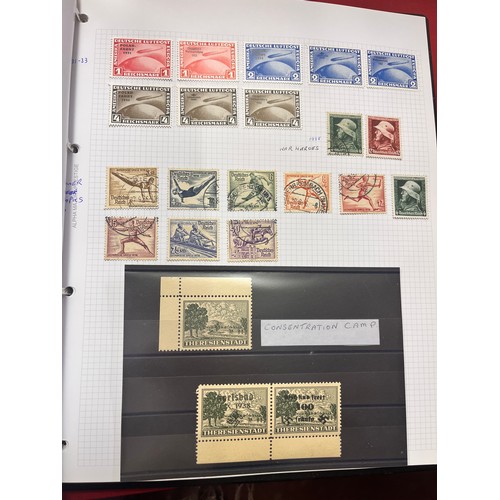 248 - STAMP ALBUM OF GERMAN STAMPS & EPHEMERA