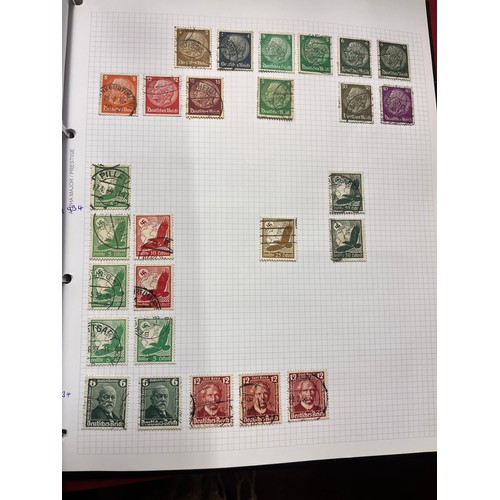 248 - STAMP ALBUM OF GERMAN STAMPS & EPHEMERA