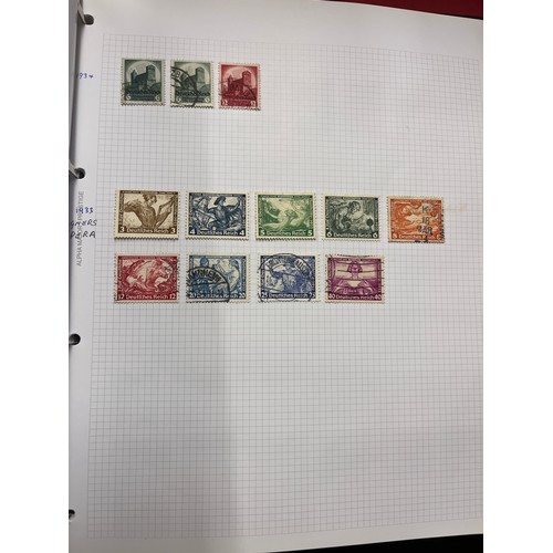 248 - STAMP ALBUM OF GERMAN STAMPS & EPHEMERA