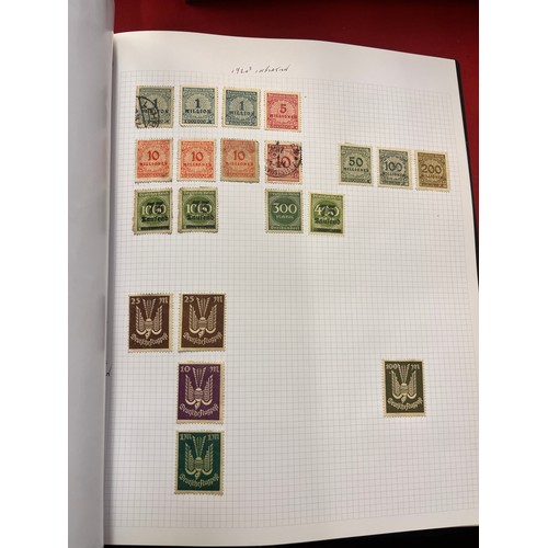 248 - STAMP ALBUM OF GERMAN STAMPS & EPHEMERA