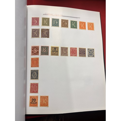 248 - STAMP ALBUM OF GERMAN STAMPS & EPHEMERA